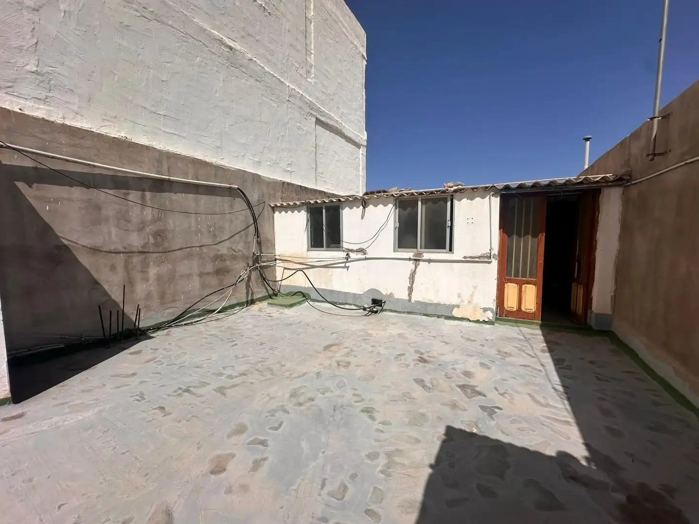 Vista exterior de Casa adosada en venta en Santa Lucía de Tirajana con Terraza