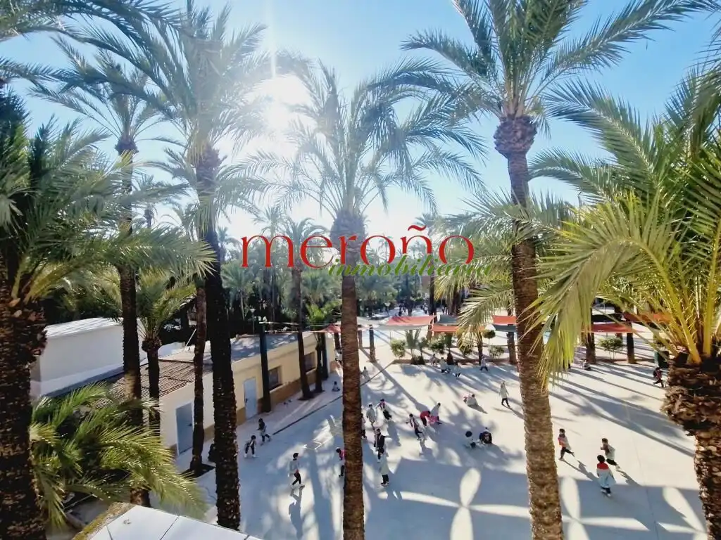 Vista exterior de Planta baixa en venda en Elche / Elx amb Jardí privat, Parquet i Terrassa