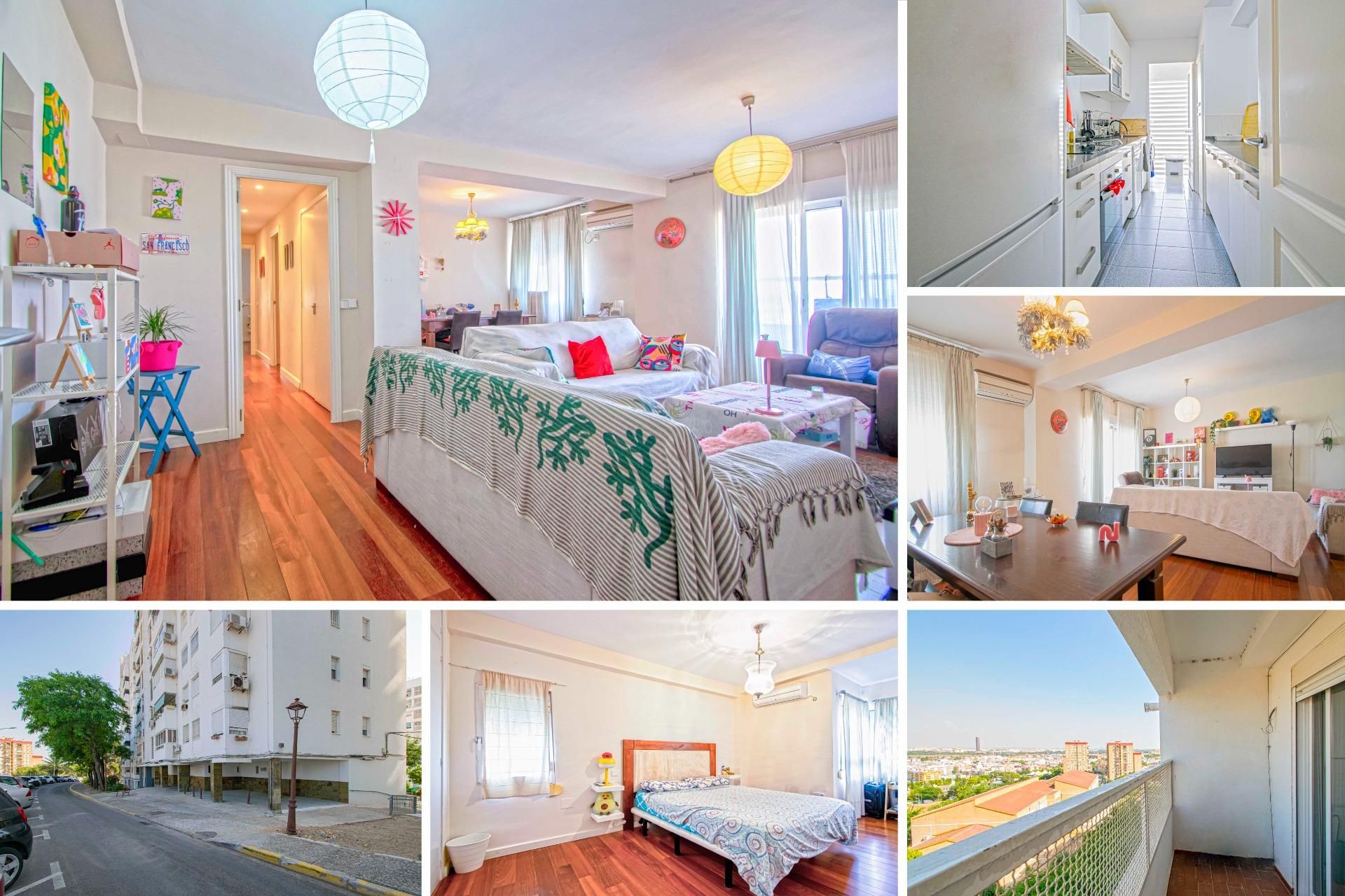 Vista exterior de Piso en venta en Camas con Aire acondicionado, Jardín privado y Terraza
