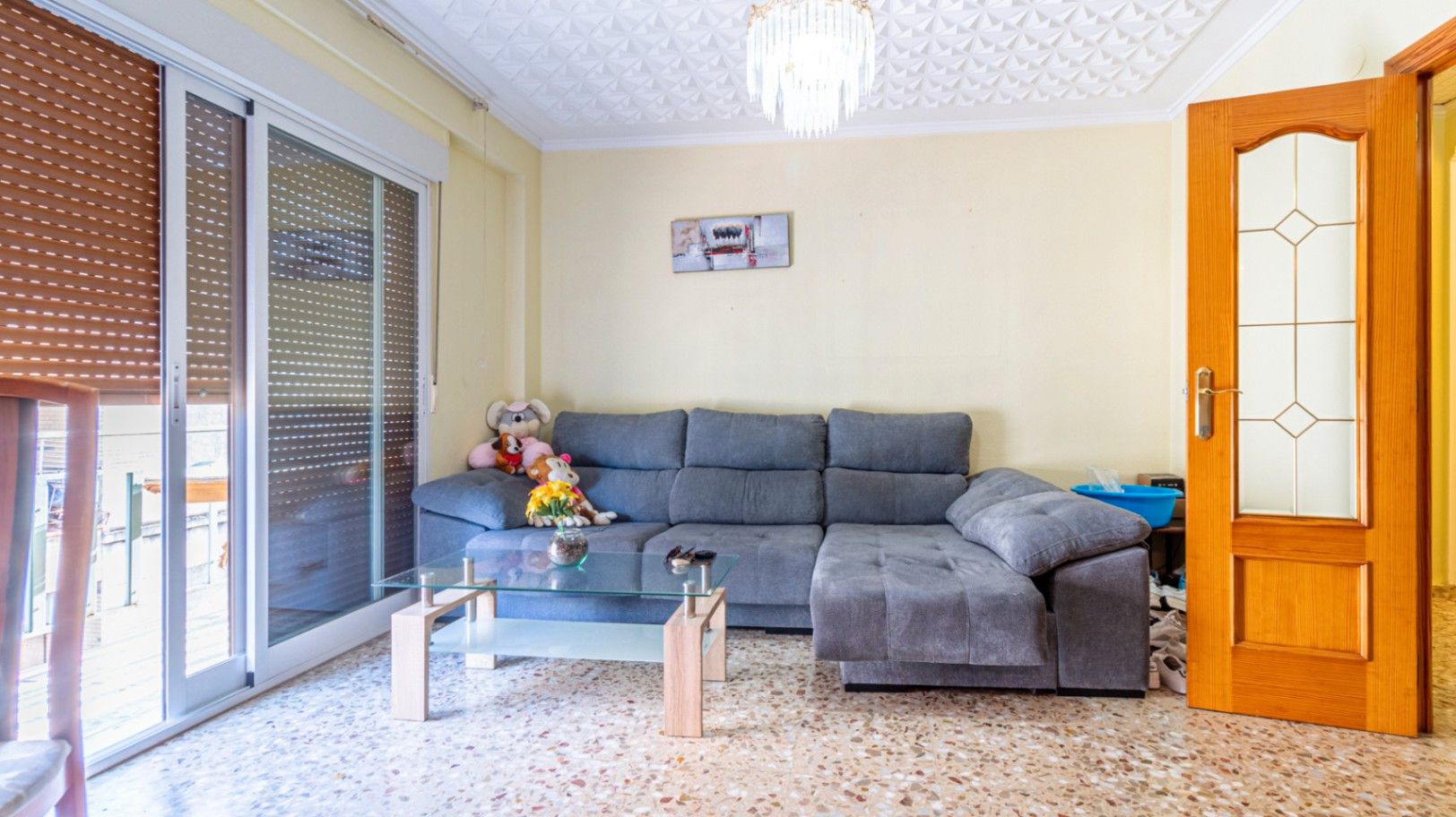 Sala d'estar de Pis en venda en Ondara amb Aire condicionat, Calefacció i Terrassa