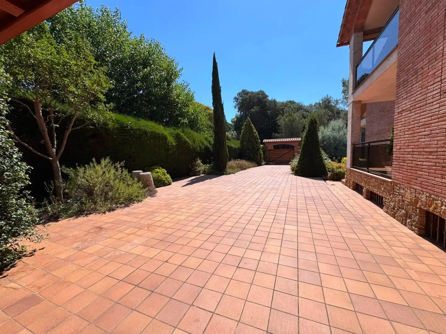 Terraza de Casa o chalet en venta en Santa Maria de Palautordera con Aire acondicionado, Calefacción y Jardín privado