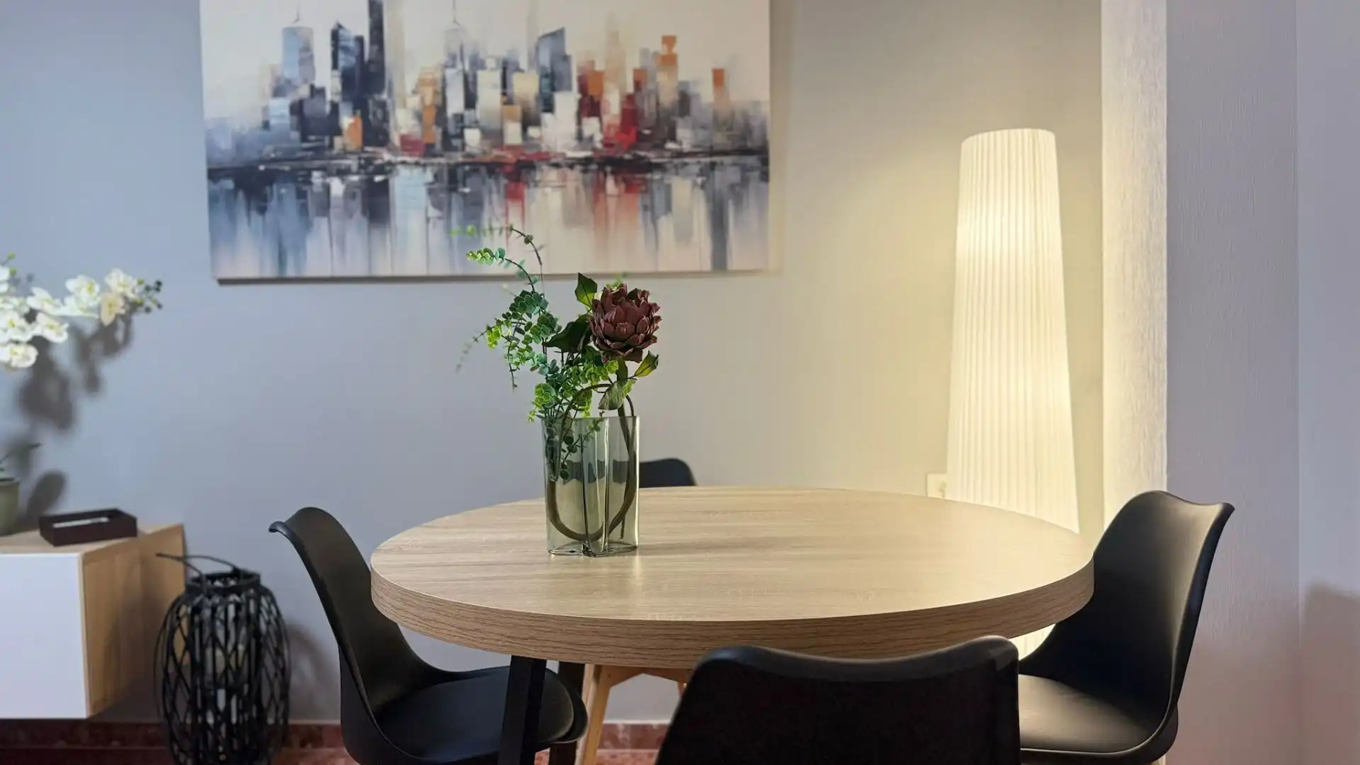 Dining room of Flat for rent in Adra  with Air Conditioner, Heating and Furnished