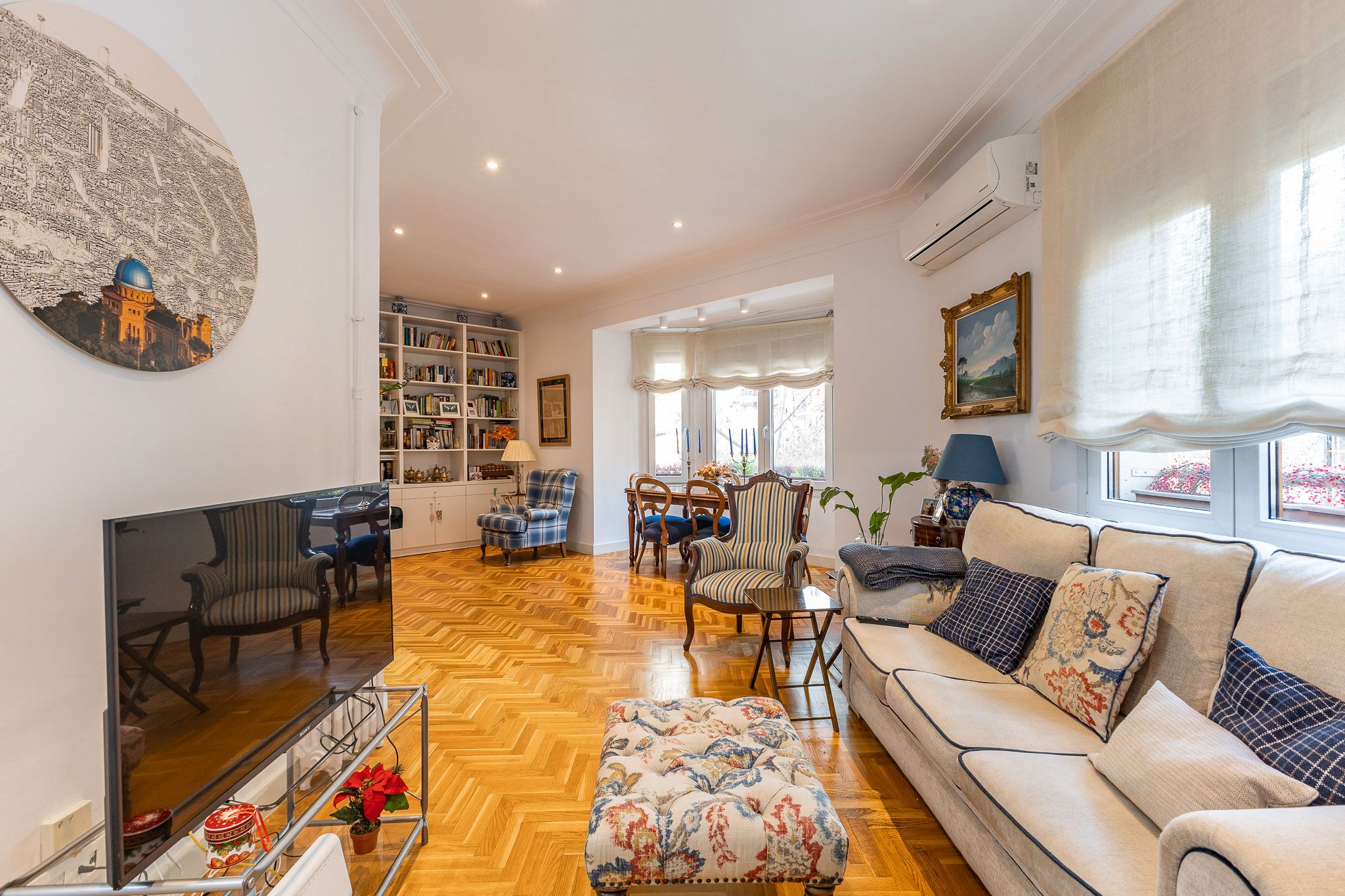 Sala d'estar de Pis en venda en  Barcelona Capital amb Calefacció