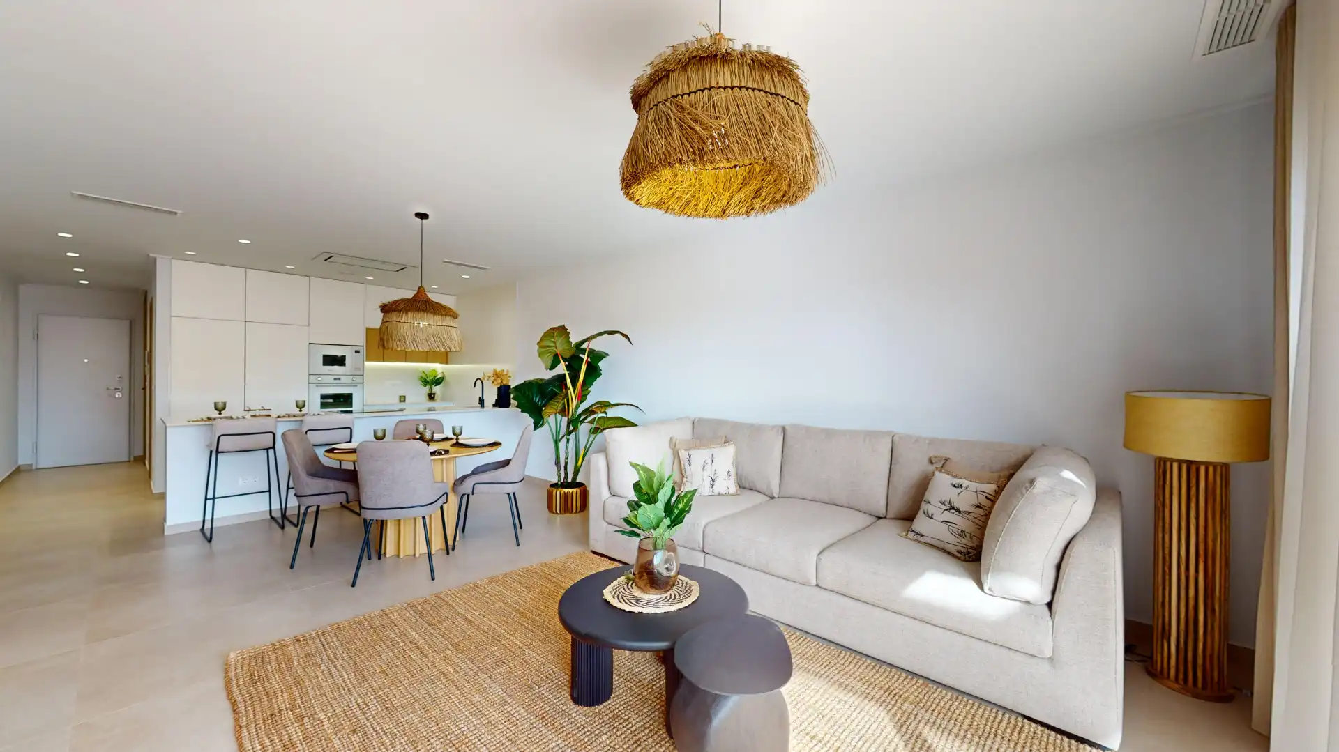 Sala de estar de Apartamento en venta en Pilar de la Horadada con Aire acondicionado y Piscina comunitaria