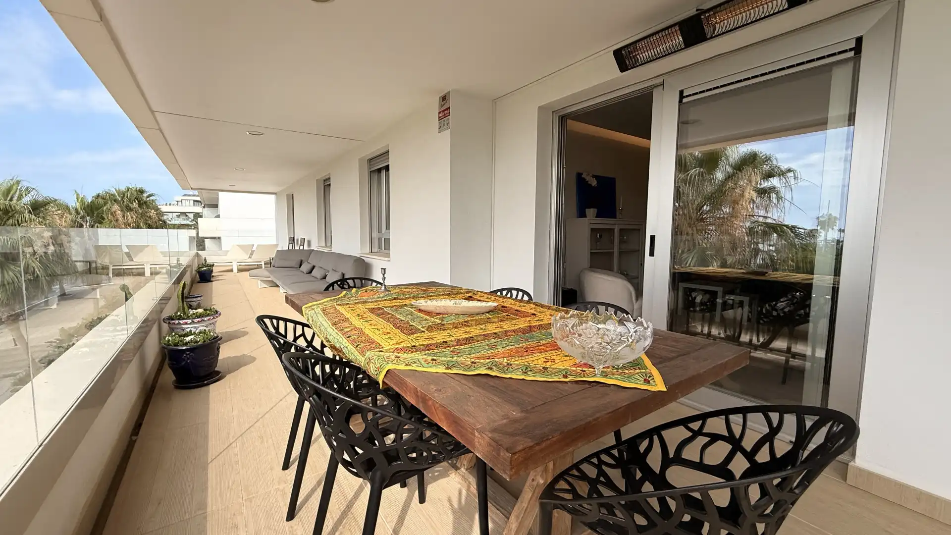 Terrassa de Apartament de lloguer en Marbella amb Aire condicionat, Calefacció i Terrassa