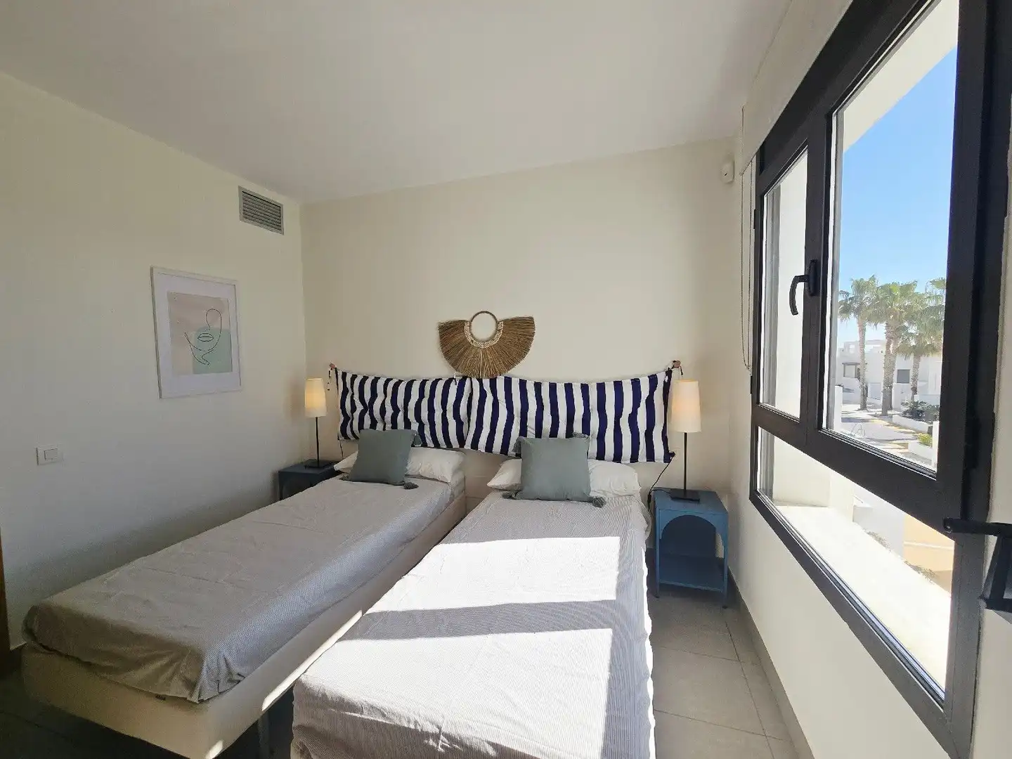 Schlafzimmer von Wohnung zum Verkauf in Mojácar mit Klimaanlage, Terrasse und Schwimmbad