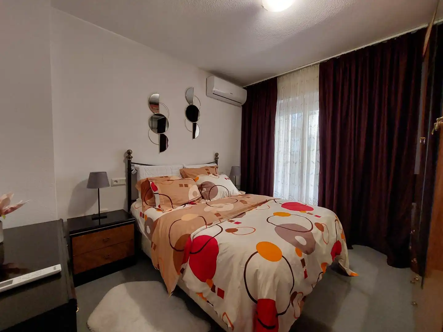 Bedroom of Flat for rent in Alicante / Alacant  with Air Conditioner and Furnished