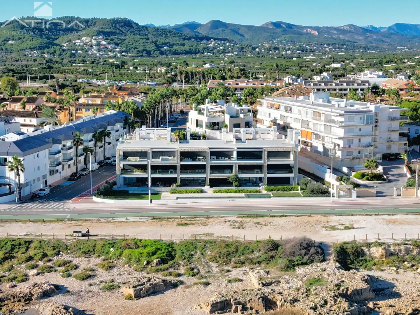 Vista exterior de Ático en venta en Jávea / Xàbia con Aire acondicionado, Calefacción y Jardín privado