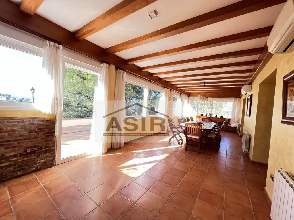 Vista exterior de Casa o chalet en venta en Alzira con Aire acondicionado, Terraza y Piscina