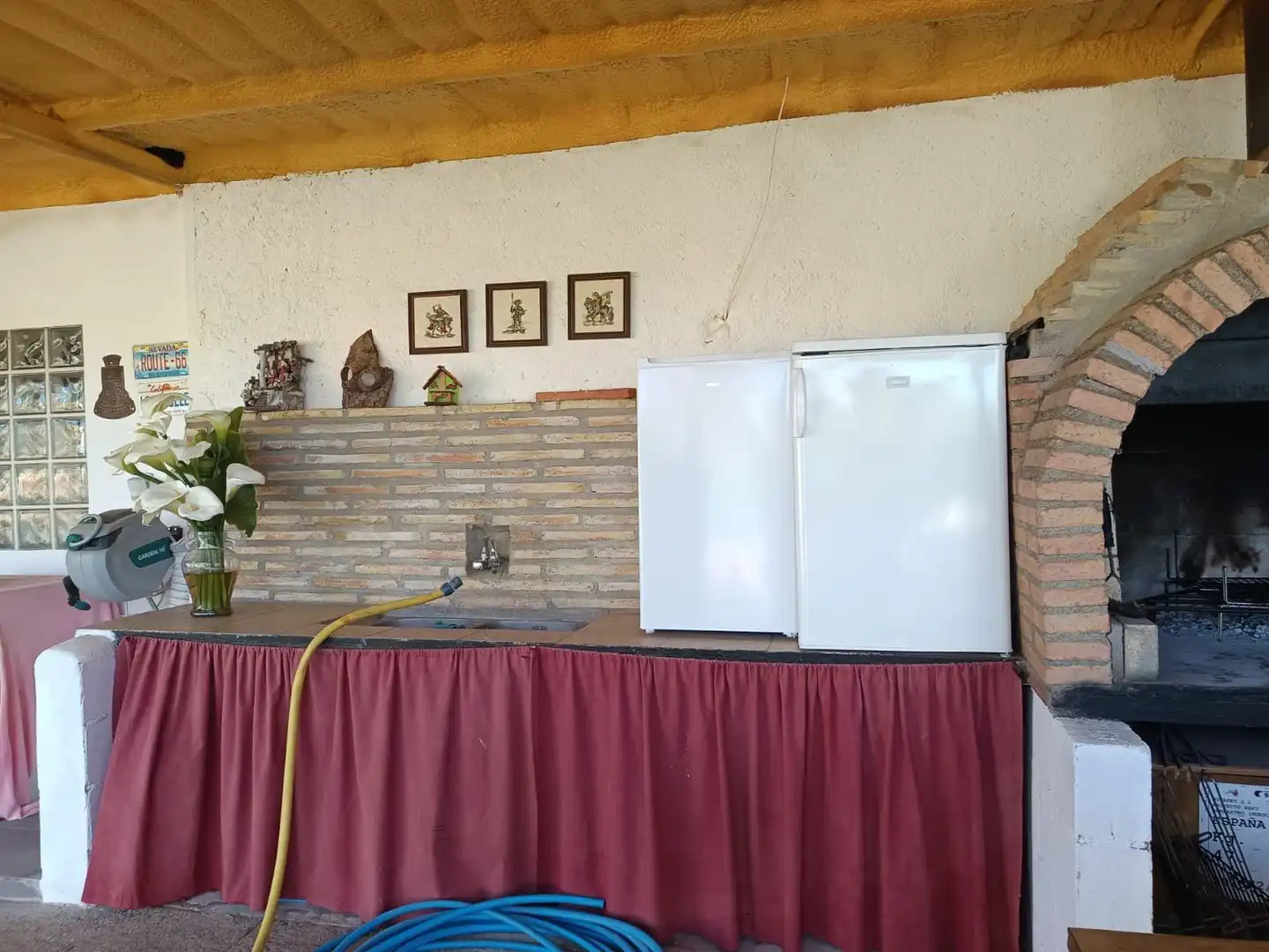 Cocina de Finca rústica en venta en Monzón con Calefacción, Jardín privado y Terraza