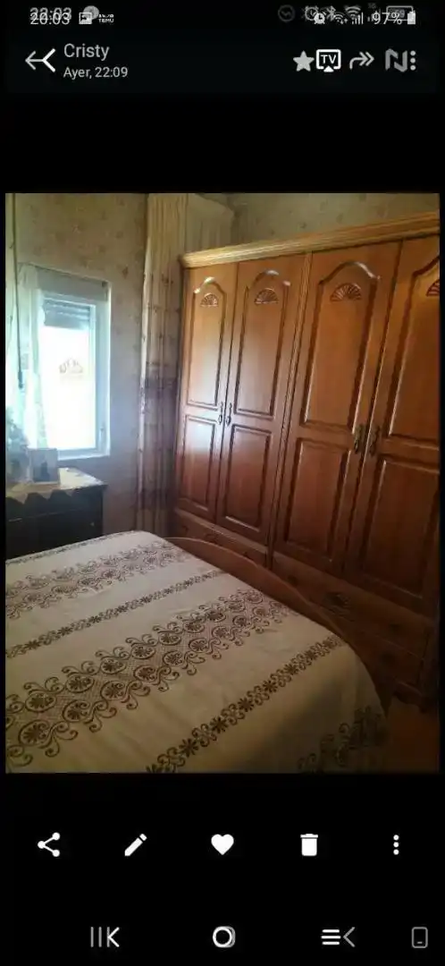 Habitación de Casa o chalet en venta en Villablino con Jardín privado, Trastero y Amueblado