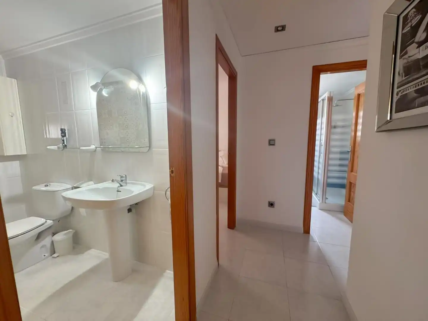 Bany de Casa o xalet de lloguer en Dénia amb Aire condicionat, Terrassa i Piscina comunitària