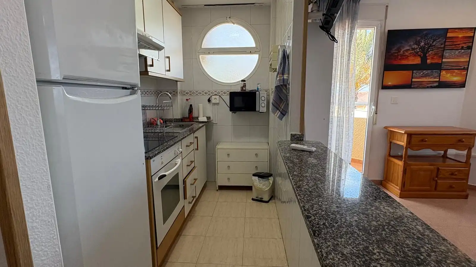 Kitchen of Flat for sale in Guardamar del Segura  with Air Conditioner, Heating and Furnished