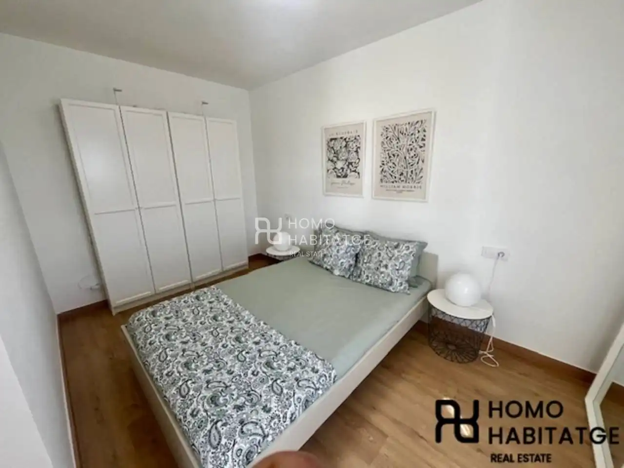 Schlafzimmer von Wohnung zum Verkauf in Rubí mit Parkett, Terrasse und Balkon