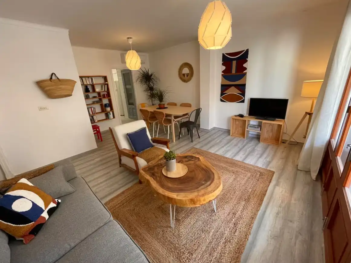 Sala de estar de Apartamento de alquiler en Manacor con Aire acondicionado, Parquet y Amueblado