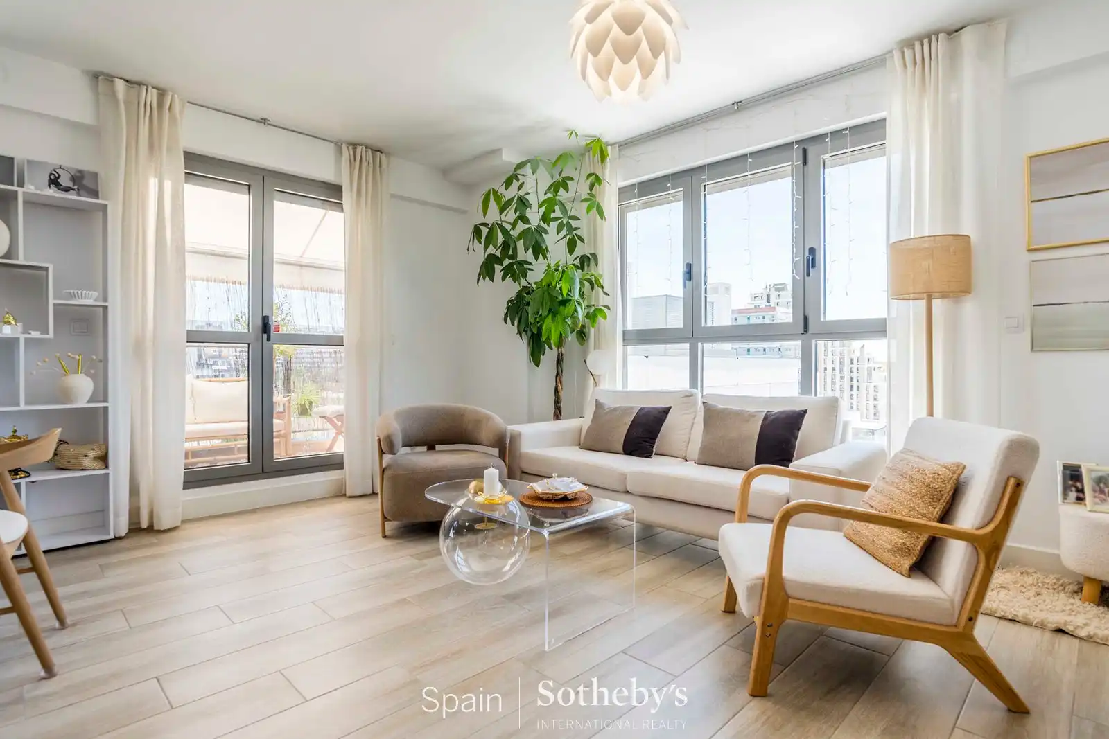 Sala de estar de Apartamento en venta en Madrid con Aire acondicionado, Calefacción y Terraza