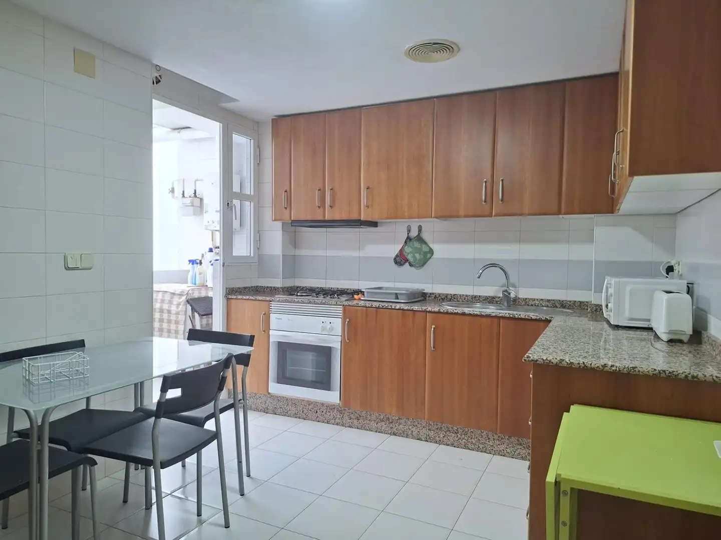 Cocina de Piso de alquiler en Murcia con Trastero, Amueblado y Balcón