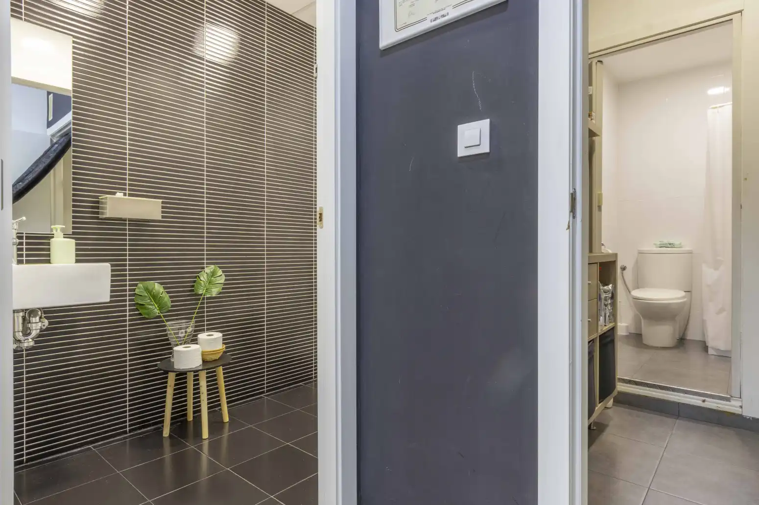 Badezimmer von Geschaftsraum zum Verkauf in Valencia mit Klimaanlage