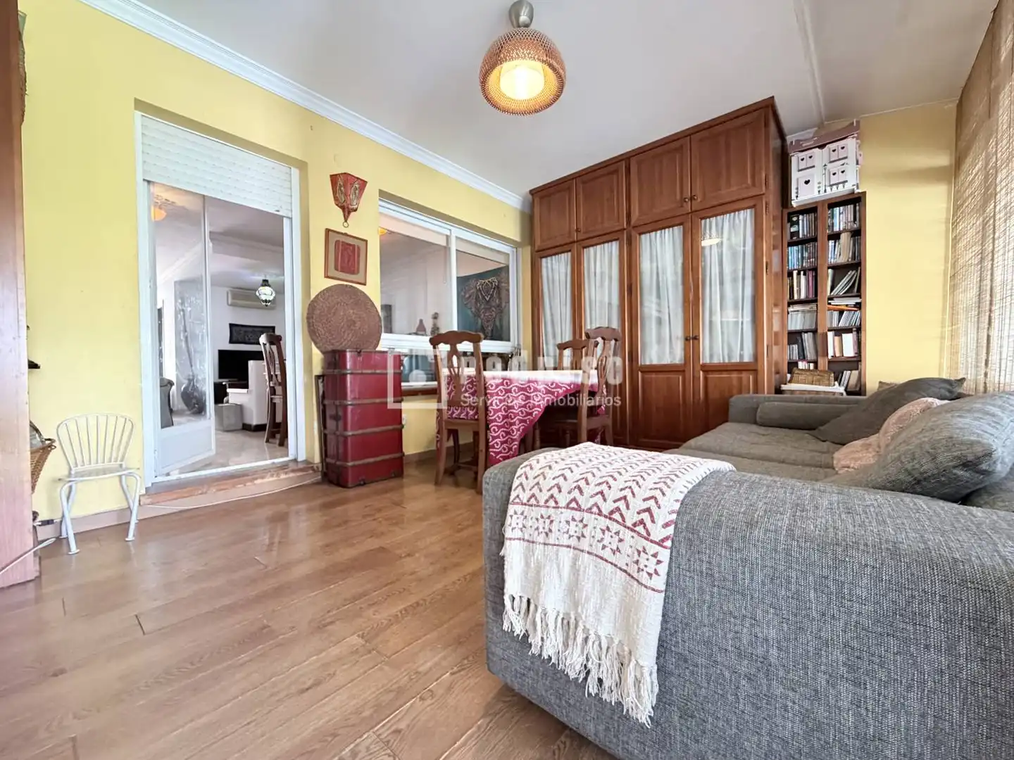 Sala de estar de Casa o chalet en venta en Rincón de la Victoria con Aire acondicionado, Terraza y Amueblado