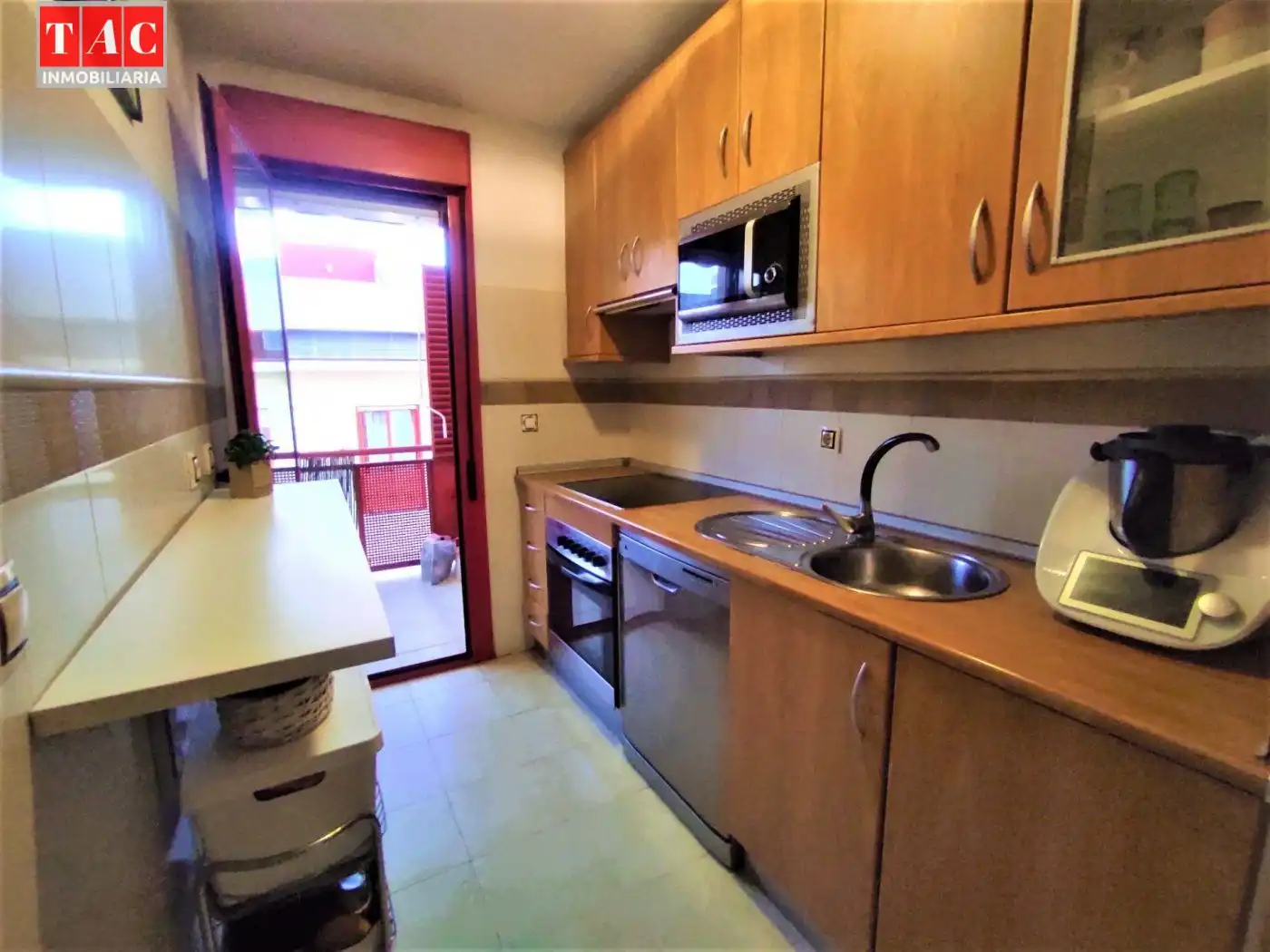 Kitchen of Flat for sale in Lepe  with Air Conditioner, Terrace and Storage room