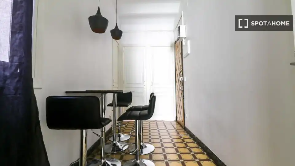 Dining room of Flat for rent in L'Hospitalet de Llobregat  with Air Conditioner, Heating and Furnished