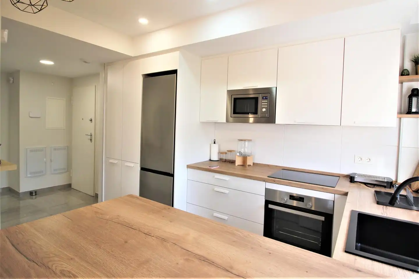 Kitchen of Flat for rent in Roquetas de Mar  with Terrace, Furnished and Community pool