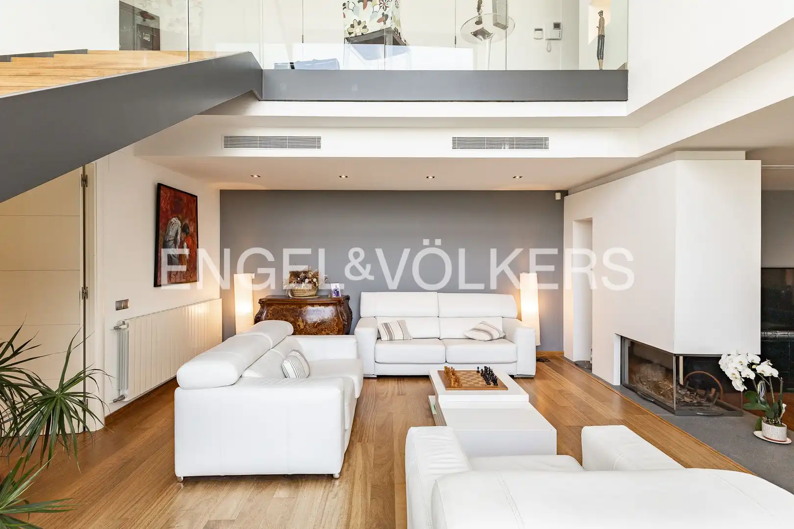 Living room of Houses for rent in Sant Andreu de Llavaneres  with Air Conditioner, Heating and Private garden