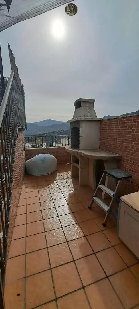 Terrassa de Casa o xalet en venda en Cárcheles amb Aire condicionat, Jardí privat i Terrassa