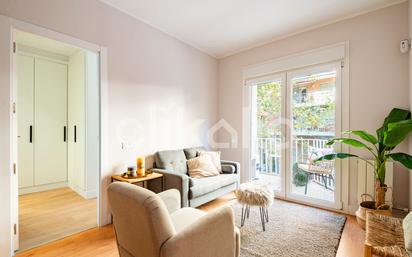 Living room of Flat for sale in  Barcelona Capital  with Air Conditioner and Terrace