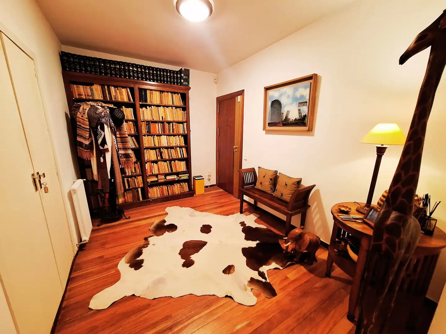 Living room of Flat for rent in Madrid  with Air Conditioner, Heating and Furnished