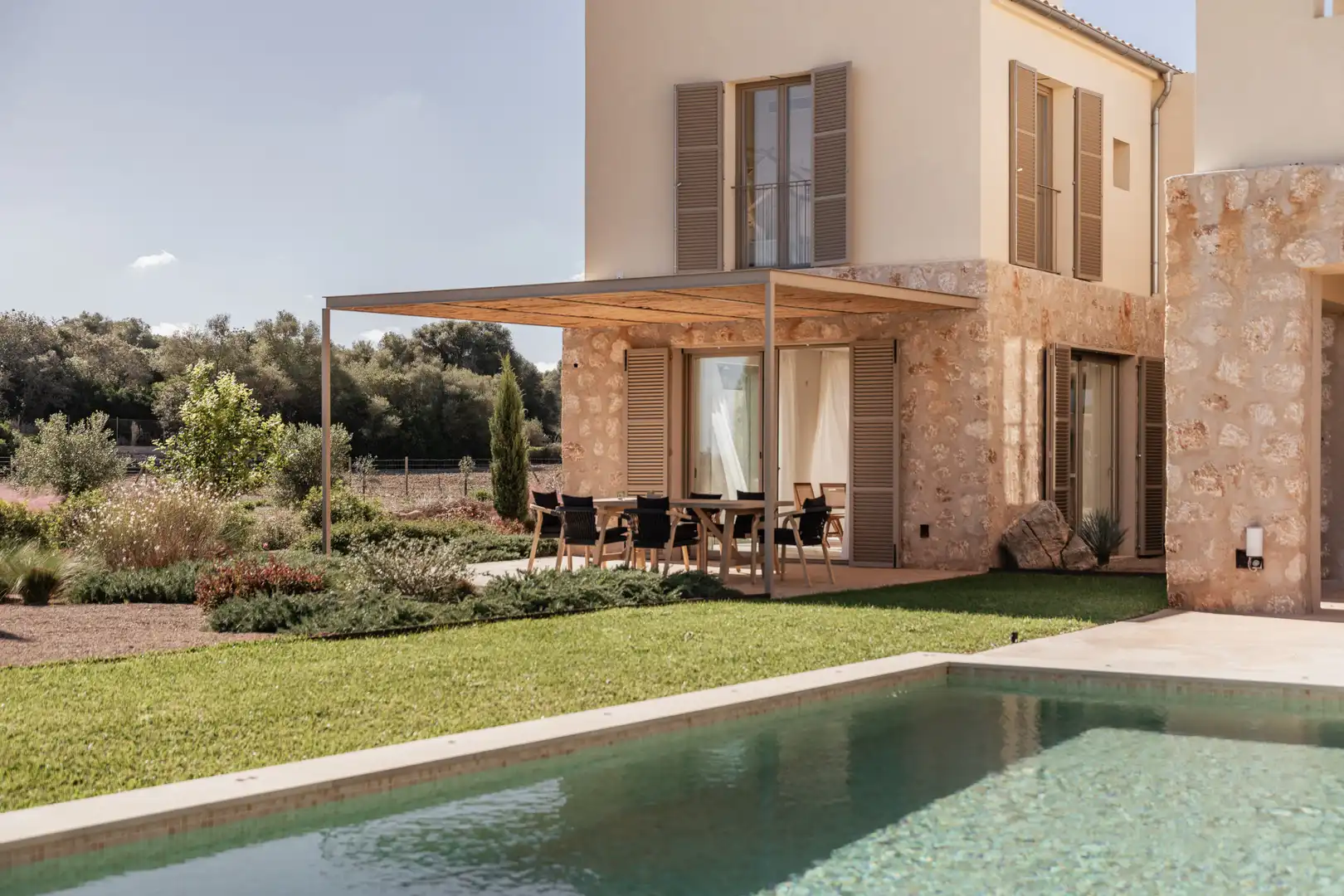 Terraza de Finca rústica en venta en Maria de la Salut con Aire acondicionado, Jardín privado y Terraza