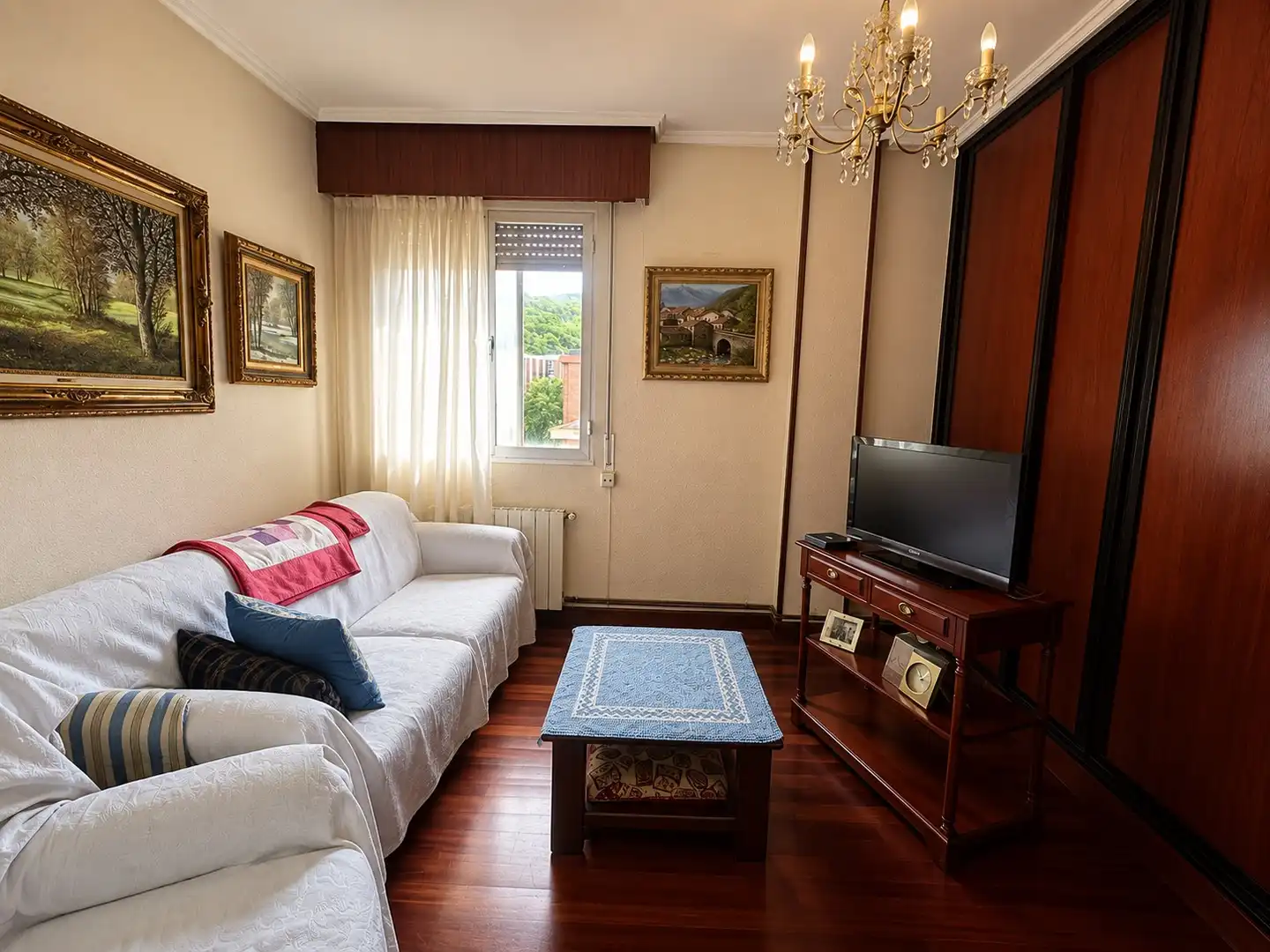 Sala de estar de Piso en venta en Bilbao  con Amueblado