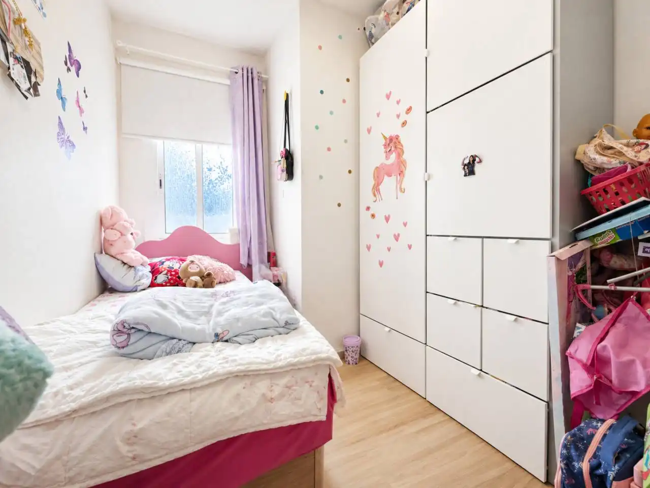 Bedroom of Flat for sale in Badalona  with Air Conditioner, Heating and Parquet flooring