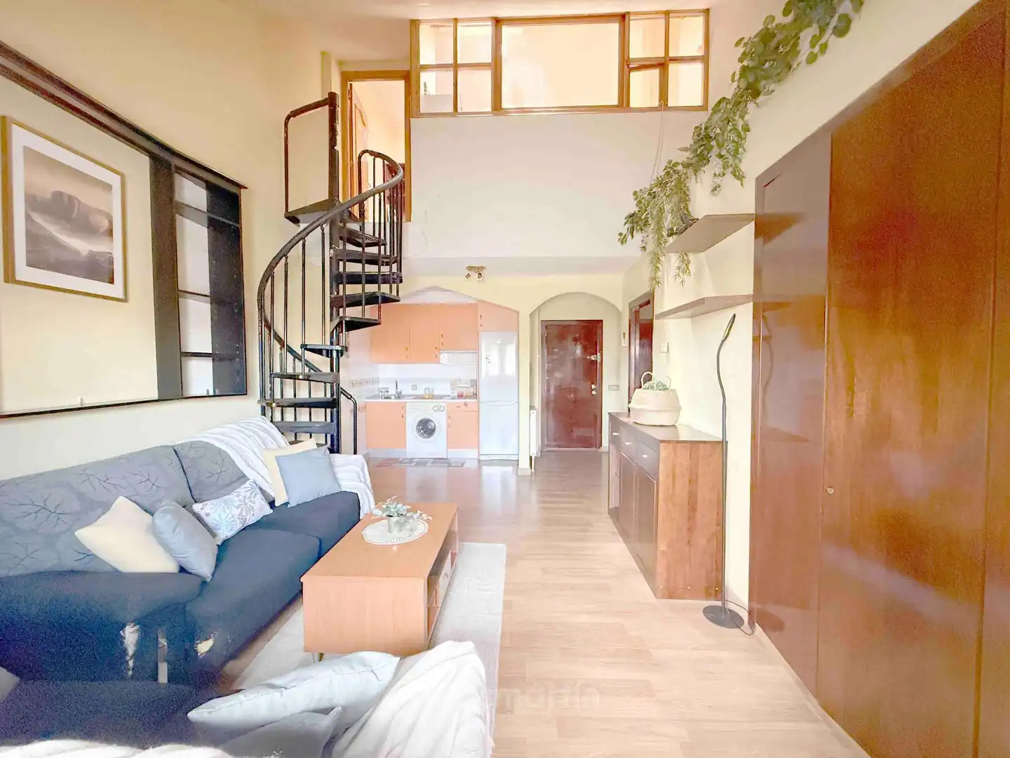 Living room of Duplexes for sale in Villamayor  with Heating, Terrace and Furnished