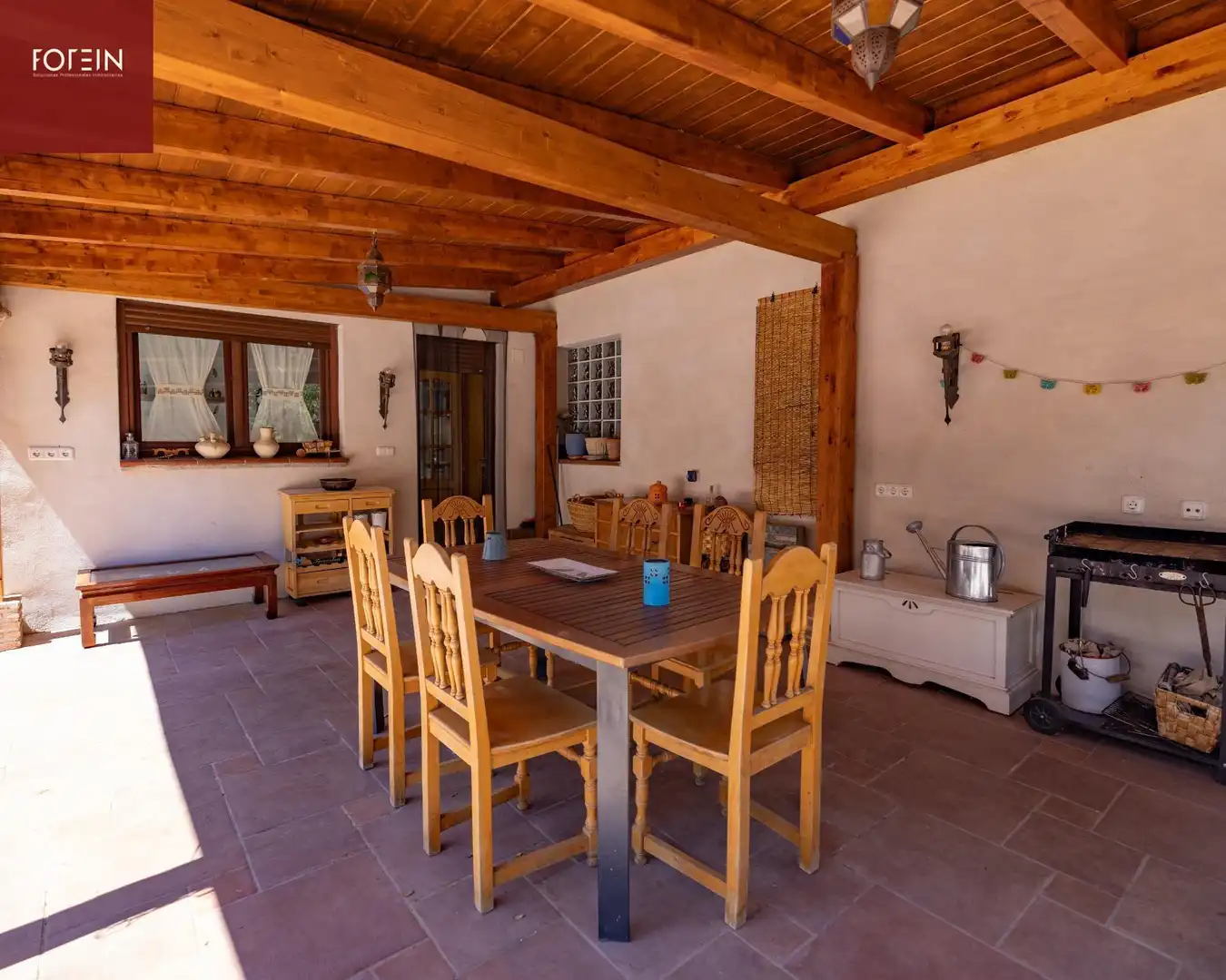 Terraza de Casa o chalet en venta en El Casar con Aire acondicionado, Calefacción y Jardín privado