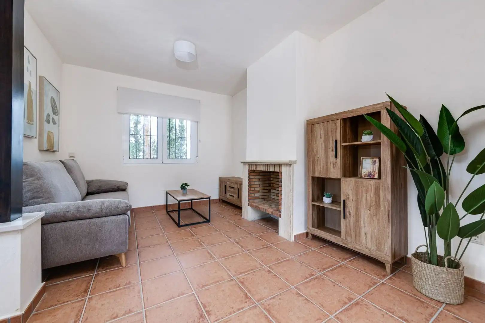 Sala de estar de Casa o chalet en venta en Fuente Álamo de Murcia con Piscina