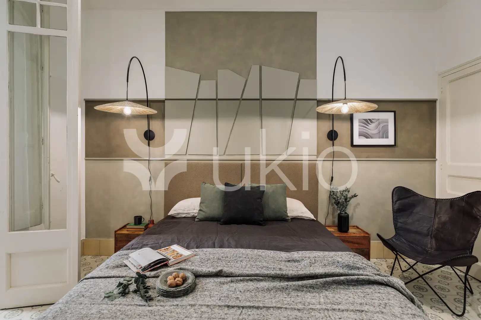 Habitación de Apartamento de alquiler en Barcelona con Aire acondicionado, Calefacción y Amueblado