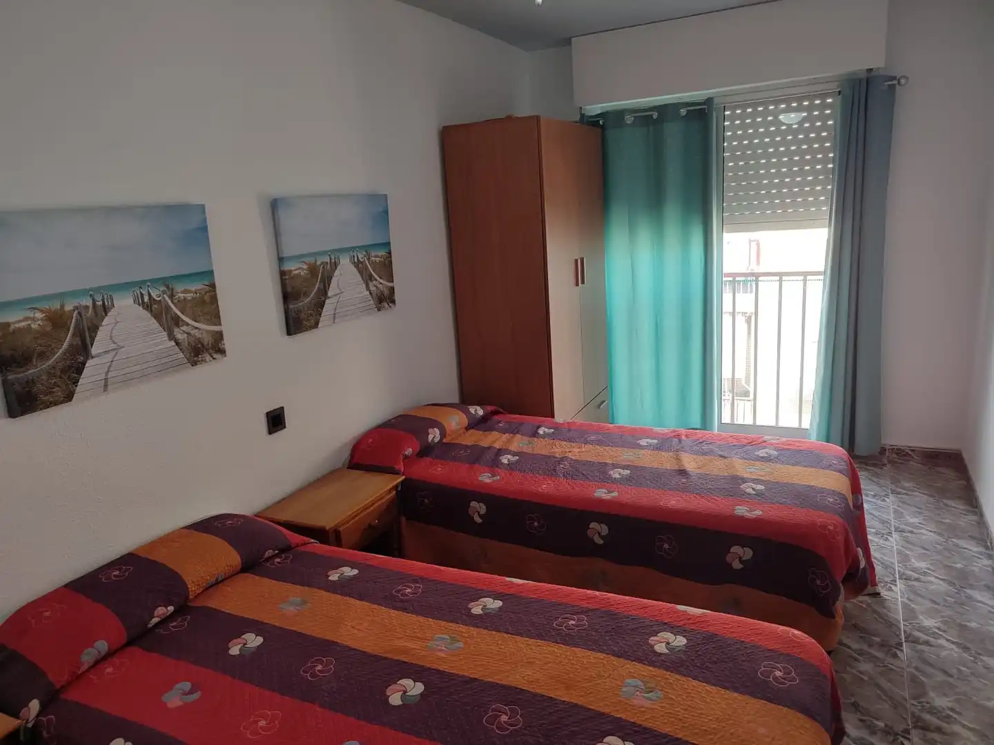 Bedroom of Flat for rent in Mazarrón  with Air Conditioner, Heating and Furnished