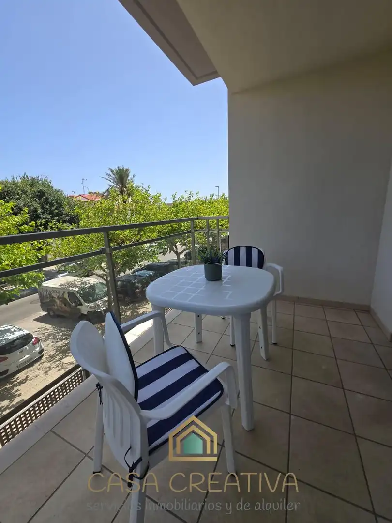 Terrace of Apartments for rent in Puçol  with Air Conditioner, Private garden and Furnished