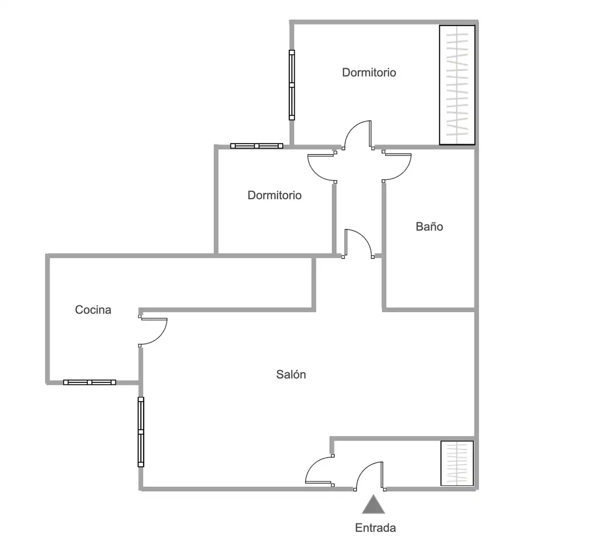 Piso en venta en Ciudad Real con Aire acondicionado, Calefacción y Amueblado