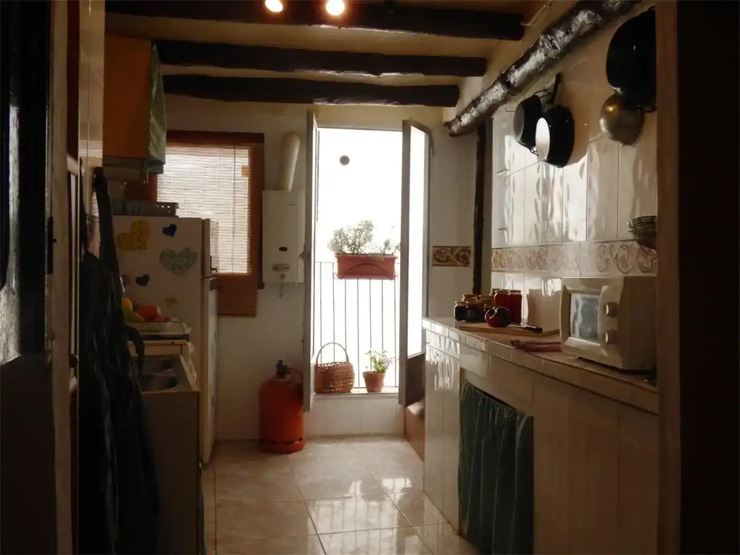 Cuina de Finca rústica en venda en Fuentes de Ayódar amb Balcó