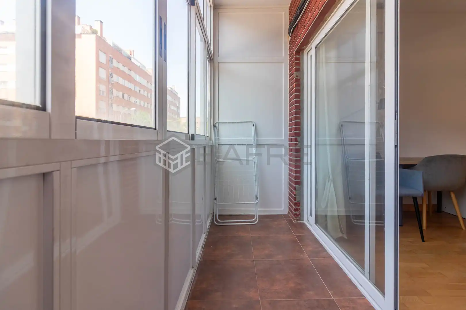 Balcony of Flat for sale in Madrid  with Air Conditioner, Heating and Terrace