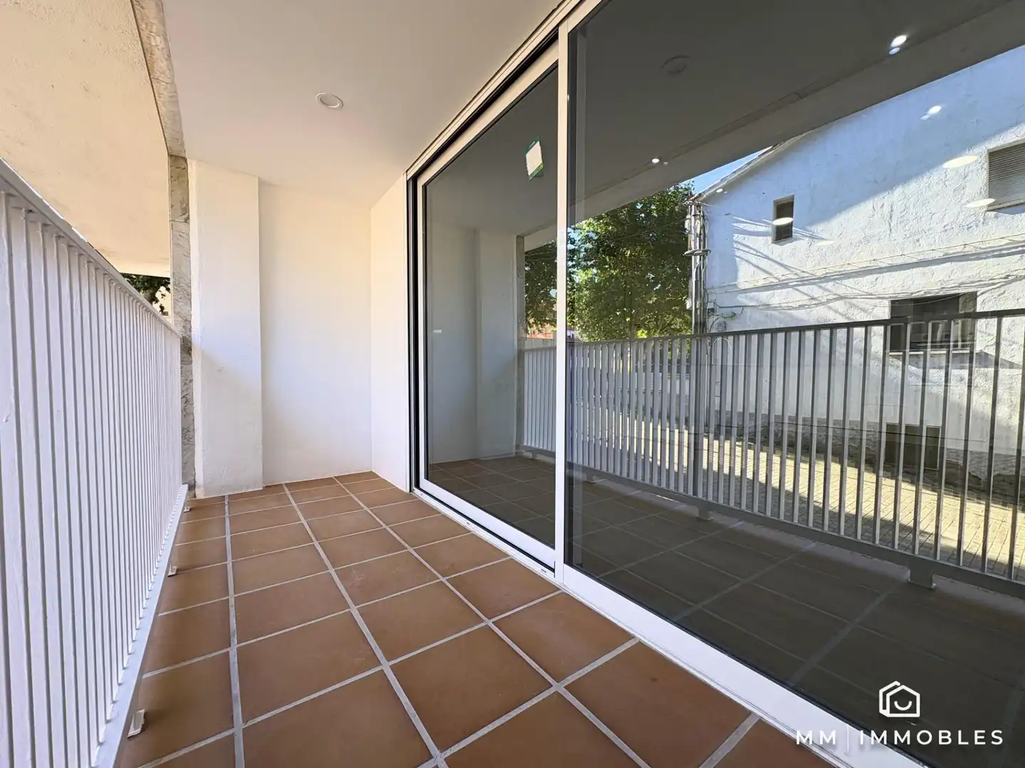 Terrasse von Erdgeschoss zum Verkauf in Canovelles mit Heizung, Parkett und Balkon