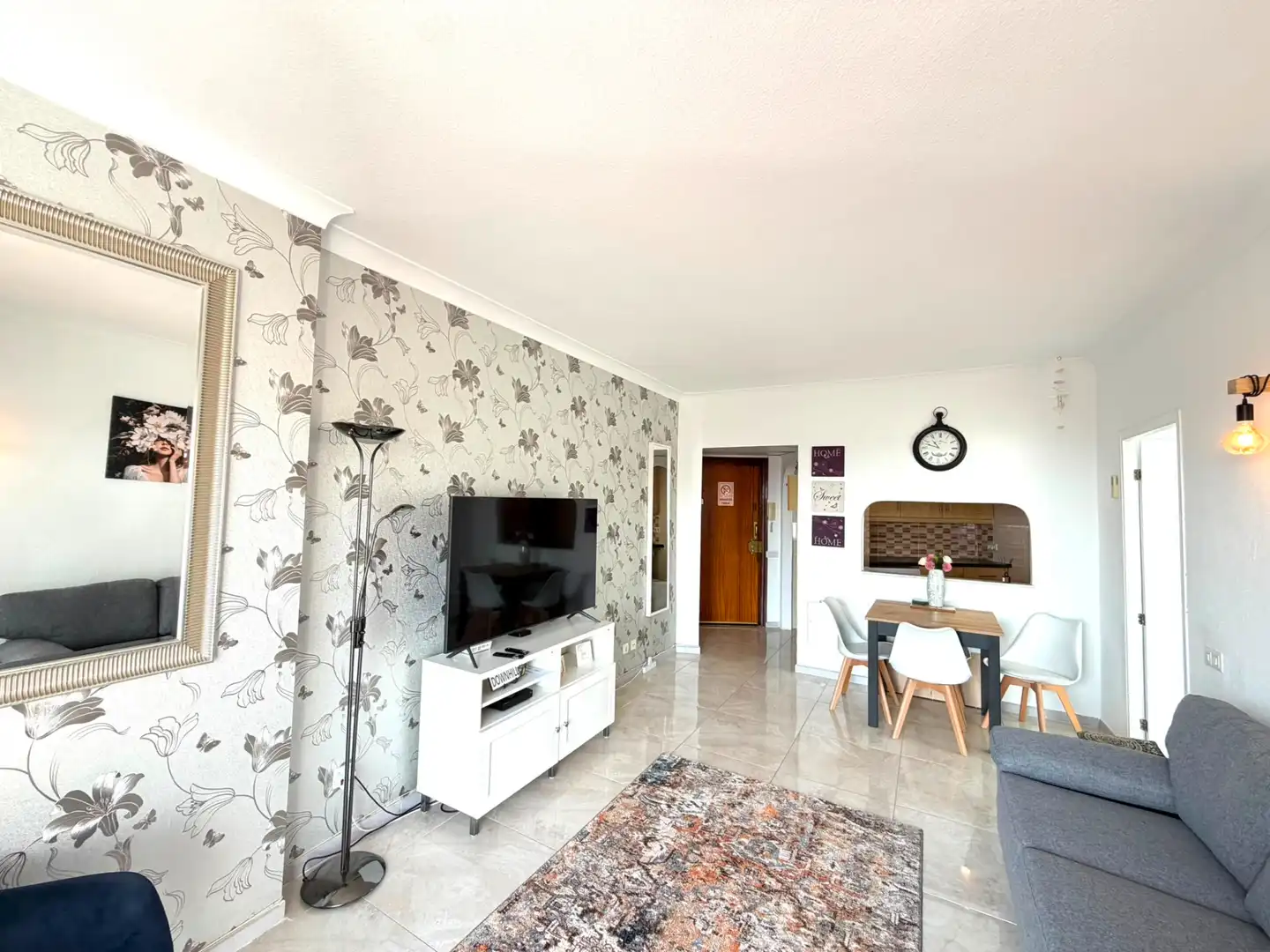 Wohnzimmer von Dachboden zum Verkauf in Benalmádena mit Möbliert und Gemeinschaftspool