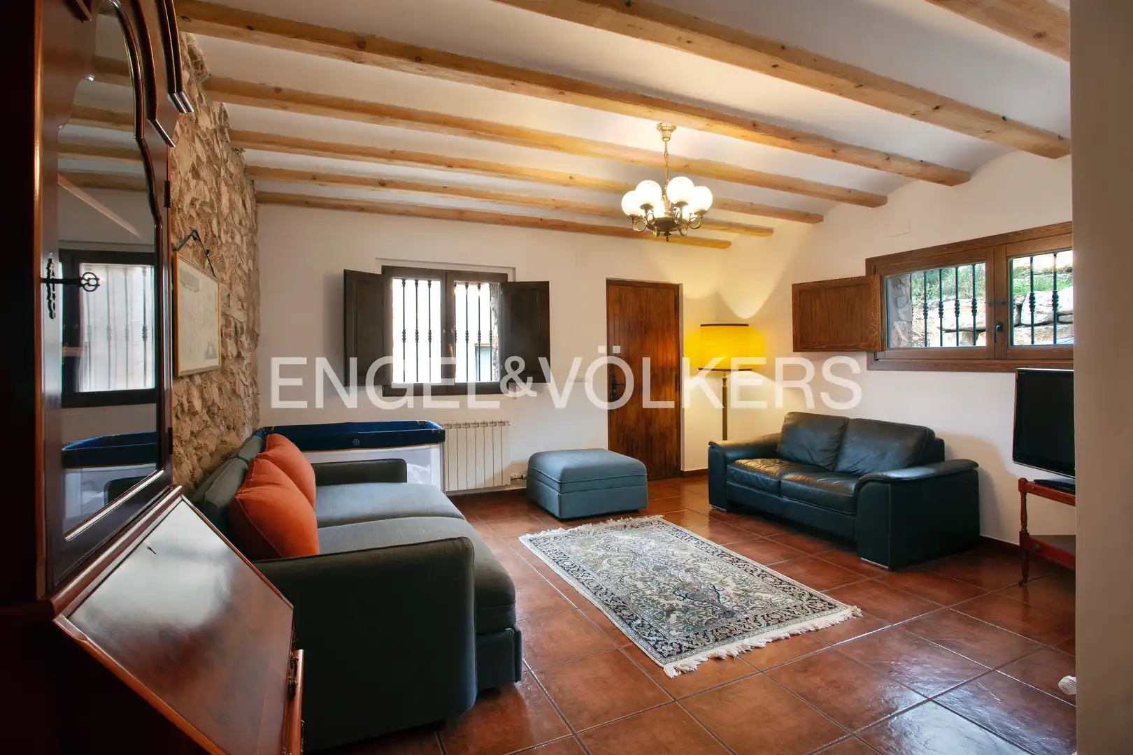 Sala de estar de Casa o chalet en venta en Montblanc con Aire acondicionado, Calefacción y Jardín privado
