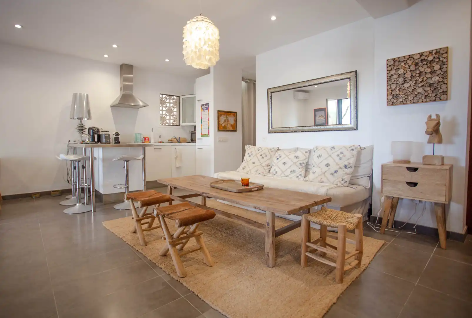 Sala d'estar de Apartament en venda en Sant Josep de sa Talaia amb Aire condicionat, Calefacció i Terrassa