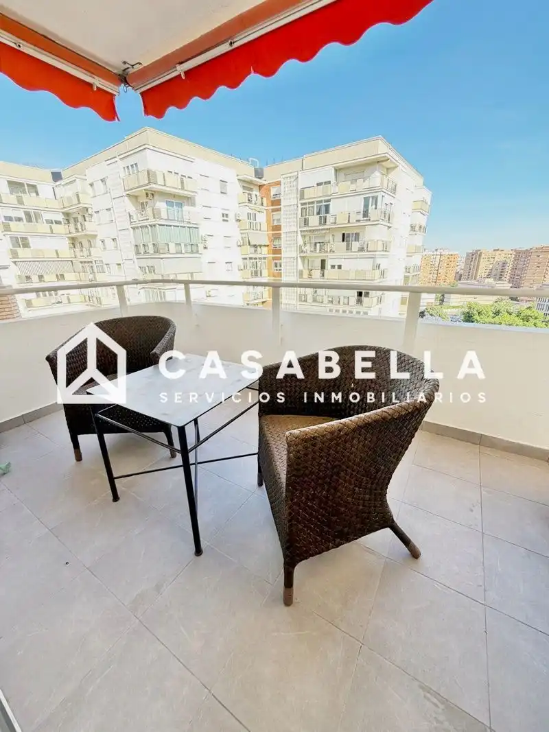 Terrasse von Wohnung zur Miete in Valencia mit Klimaanlage, Heizung und Terrasse
