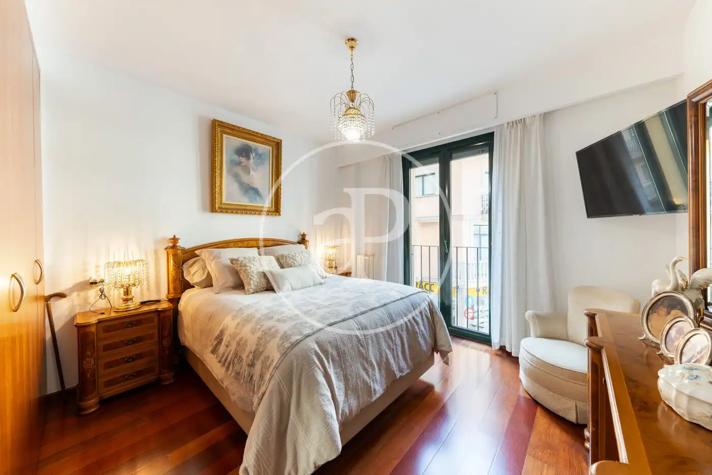 Schlafzimmer von Wohnung zum Verkauf in  Palma de Mallorca mit Klimaanlage, Heizung und Privatgarten