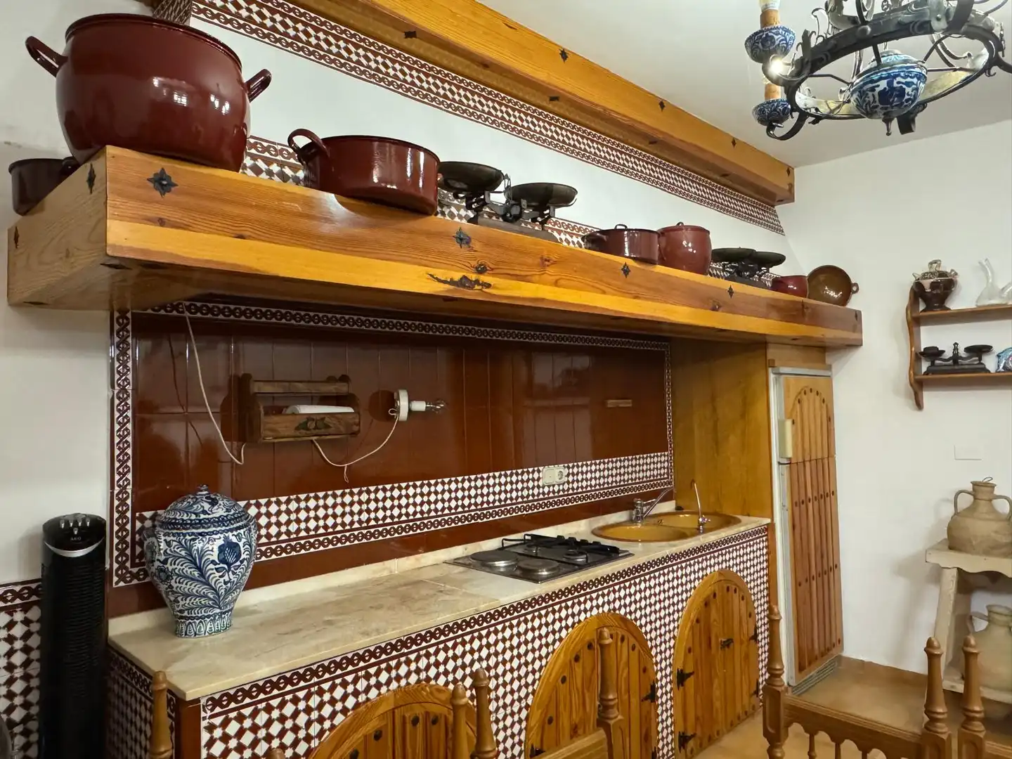 Kitchen of Houses for sale in Roquetas de Mar  with Air Conditioner, Heating and Private garden