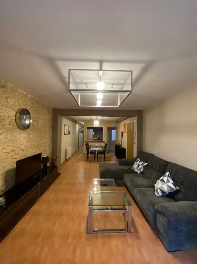 Sala d'estar de Apartament de lloguer en Alicante / Alacant amb Aire condicionat, Parquet i Moblat